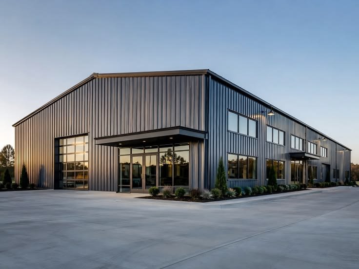 Pre engineered steel industrial building
